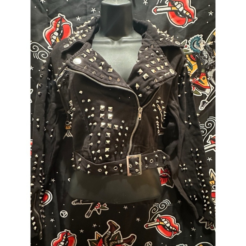 Studded and Spiked Punk Jacket
